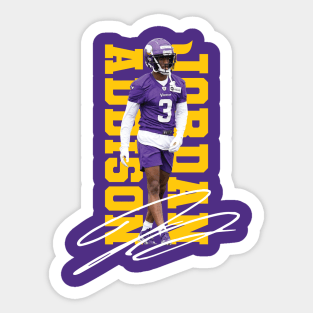 Jordan Addison 3 Sticker